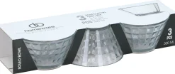 Edco Dessertgläser 3er Set SOLEO* Gläser, Becher & Karaffen|Geschirr & Besteck