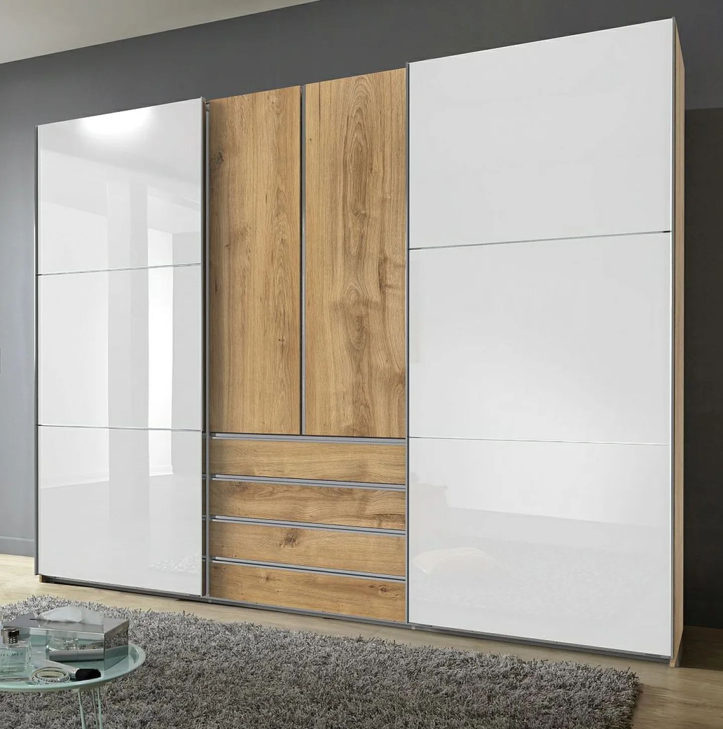 Wimex Dreh-/Schwebetürenschrank MAGIC GLAS* Kleiderschränke