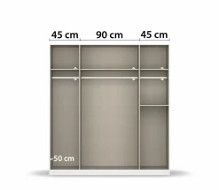 Rauch Drehtürenschrank AGUALVA-CACEM* Kleiderschränke