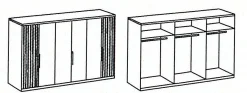 Wimex Drehtürenschrank ANDORRA* Kleiderschränke