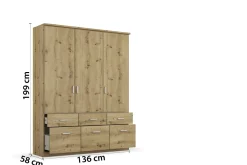 Rauch Drehtürenschrank BREMEN* Kleiderschränke