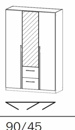 Rauch Drehtürenschrank ESSENSA* Kleiderschränke