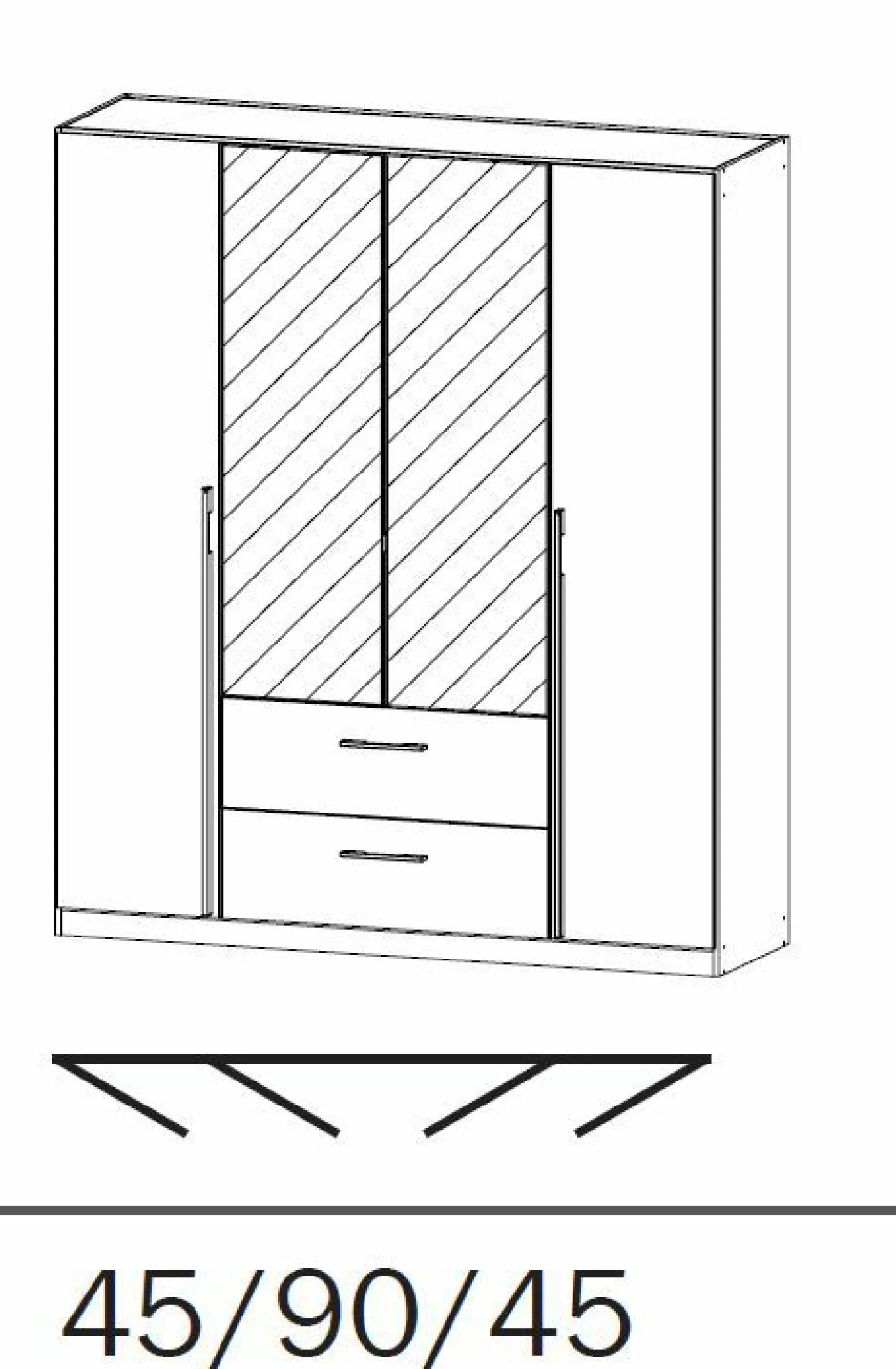 Drehtürenschrank ESSENSA
