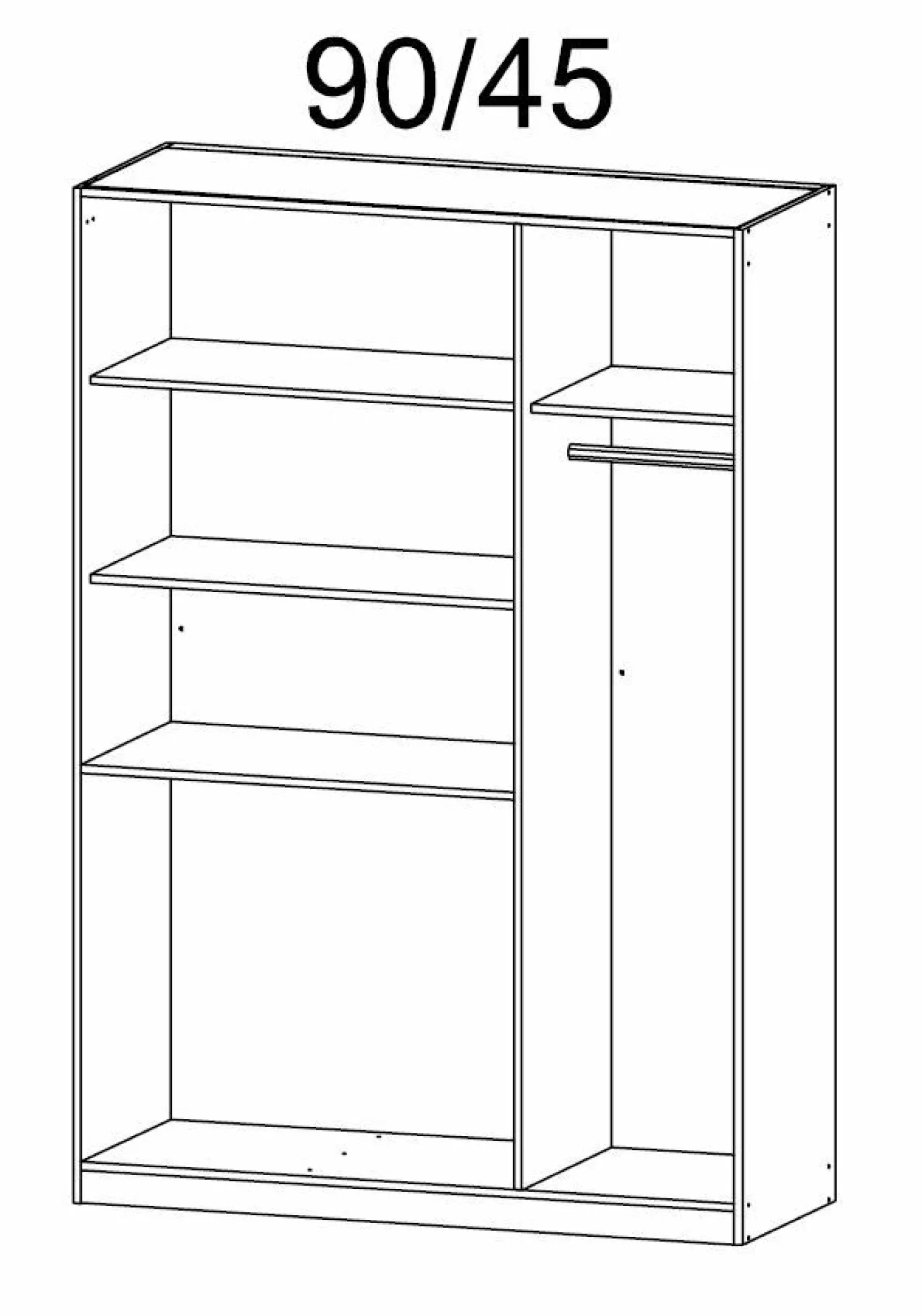Drehtürenschrank HOMBURG