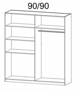 Rauch Drehtürenschrank HOMBURG* Kleiderschränke