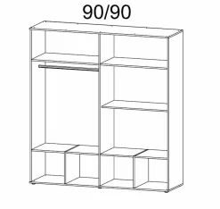 Rauch Drehtürenschrank KEMI* Kleiderschränke