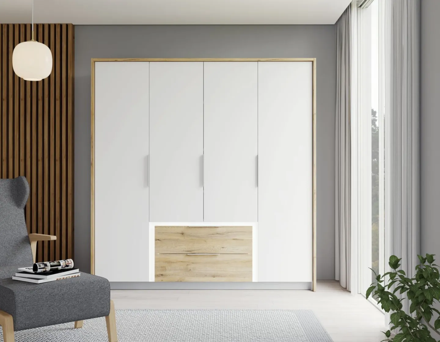 Forte Drehtürenschrank LUANO* Kleiderschränke