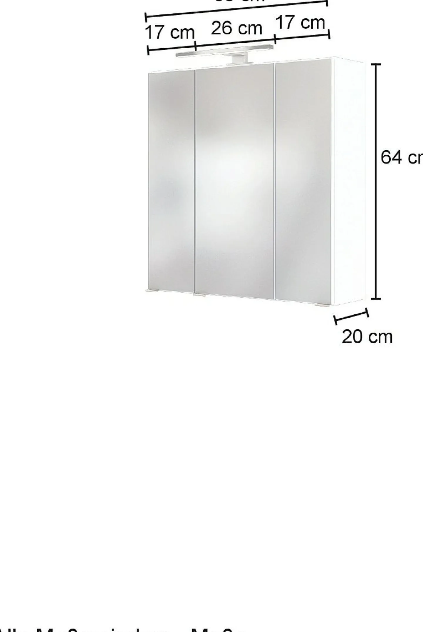 Held 3D-Spiegelschrank 60 AREZZO* Bad-Spiegelschränke|Badschränke