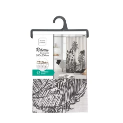 Duschvorhang mit Haken COCOTY