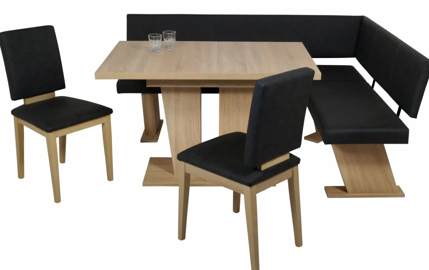 2M sitandsleep Eckbankgruppe 4-teilig VERONA* Eckbankgruppen|Ausziehtische