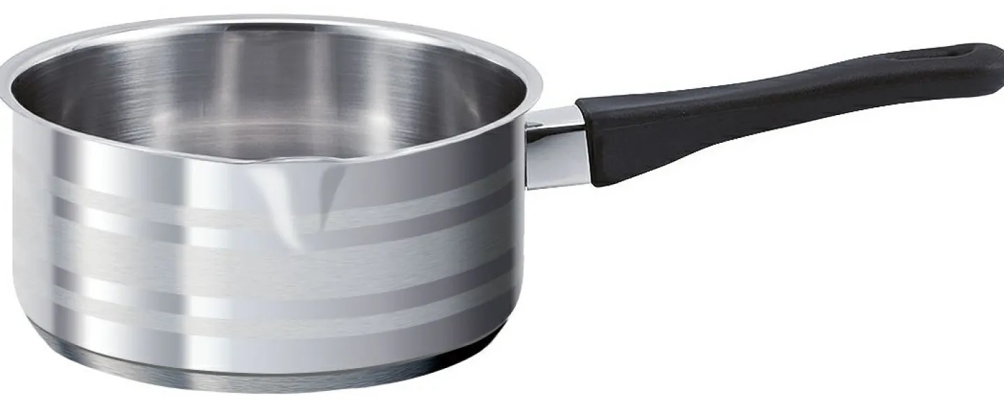 SSW Stolze Stahl Waren Edelstahl Kasserolle 14cm Olive* Koch- & Backutensilien