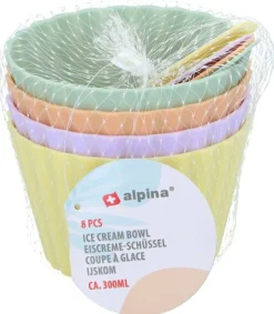Edco Eiscreme/Dessertschüsseln 8tlg. ALPINA* Geschirr & Besteck