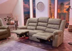 Pro.Com 3er-Fernsehsessel CLEVELAND 3* Relaxsessel|Polstersessel