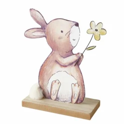 Figur Hase mit Blume BUNNY