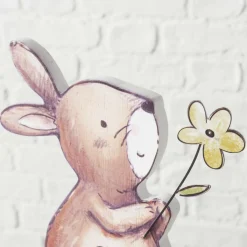 Figur Hase mit Blume BUNNY
