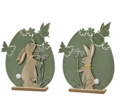 Figur Hase mit Ei EASTER