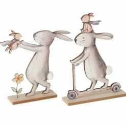 Figur Hase mit Kind BUNNY