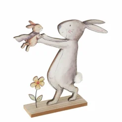 Figur Hase mit Kind BUNNY