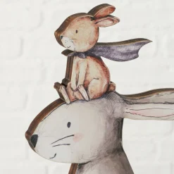 Figur Hase mit Kind BUNNY