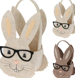 Filzkorb Hase mit Brille EASTER