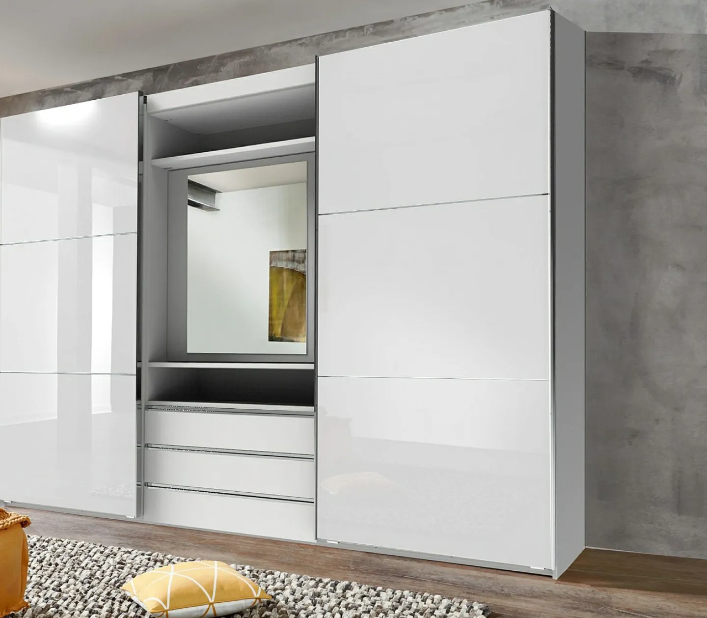 Wimex Funktions-Schwebetürenschrank MAGIC GLAS* Kleiderschränke