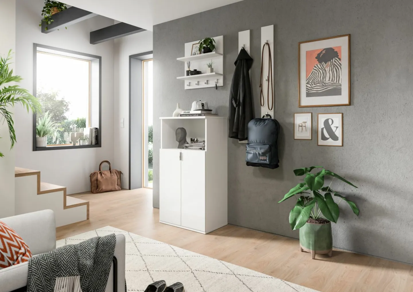 Xonox Garderobenkombination 4-teilig BODITE* Komplette Garderoben