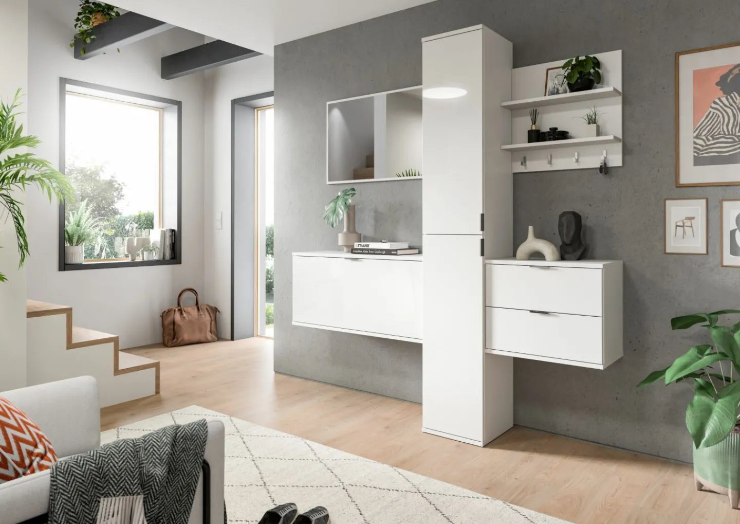 Xonox Garderobenkombination 5-teilig BODITE* Komplette Garderoben