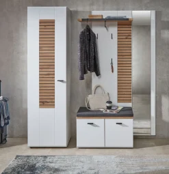 Wohn-Concept Garderobenkombination 3-teilig ASMARA* Komplette Garderoben
