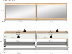 Xonox Garderobenkombination 6-teilig DRIVE* Gartenmöbel-Sets|Gartenmöbel-Sets