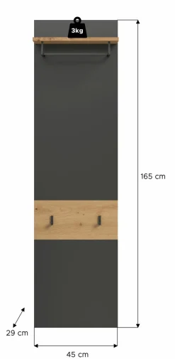 Xonox Garderobenpaneel GOBA* Garderobenpaneele