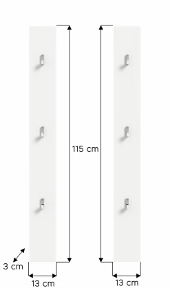 Garderobenpaneele 2er-Set BODITE