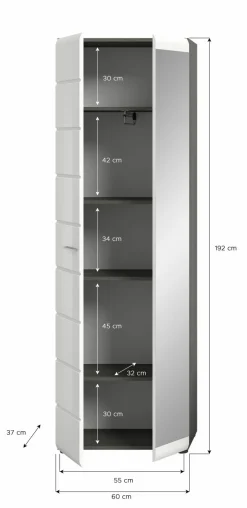 Xonox Garderobenschrank FICHE* Garderobenschränke