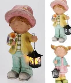 Koopman Gartenfigur mit Laterne DEKO* Dekofiguren