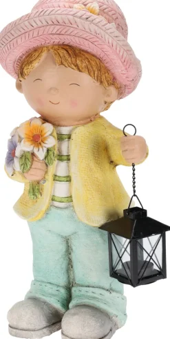 Koopman Gartenfigur mit Laterne DEKO* Dekofiguren