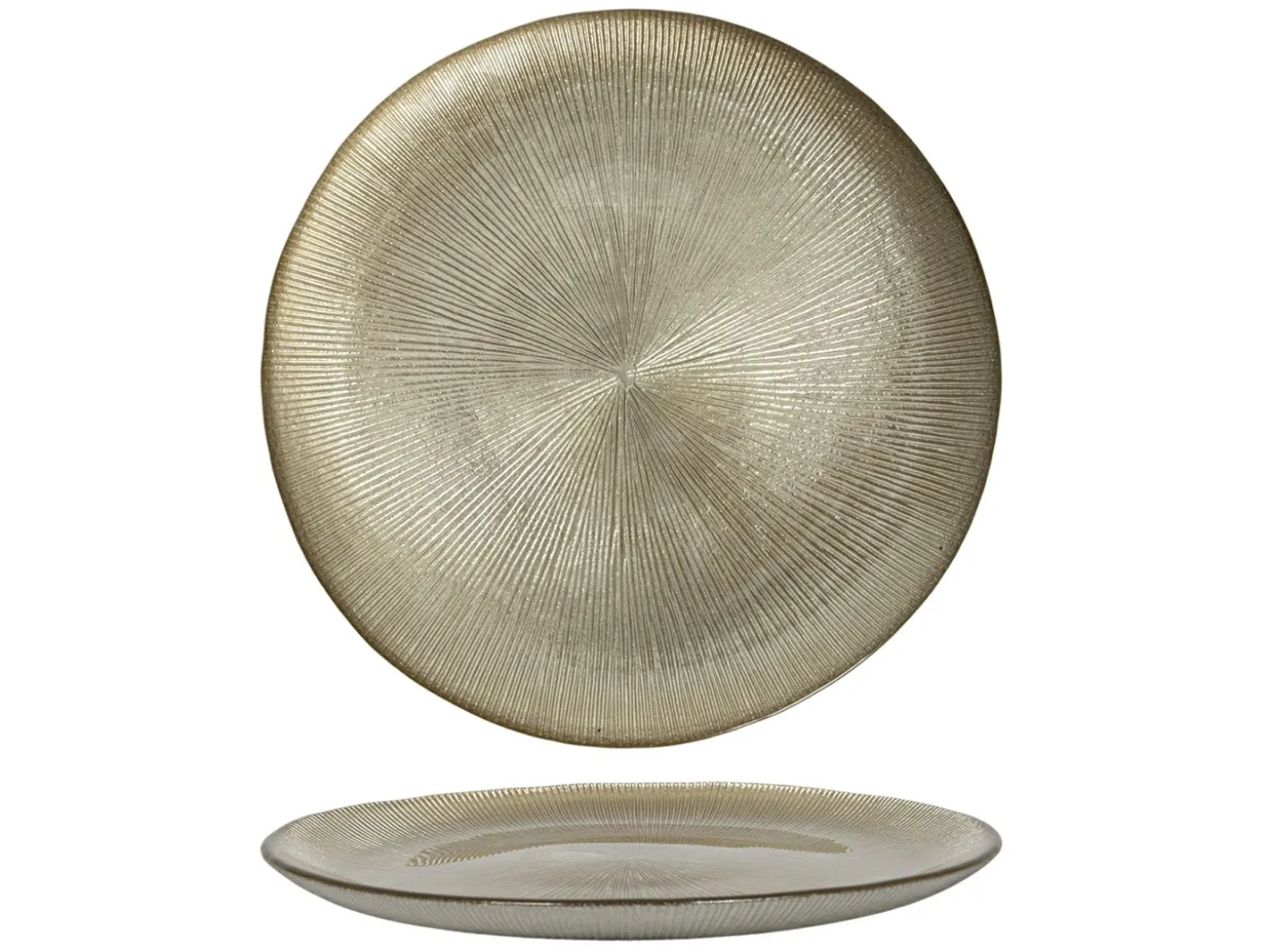 Glasteller gold LUXURY