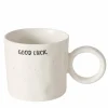 Boltze Henkelbecher mit Spruch GOOD LUCK* Gläser, Becher & Karaffen