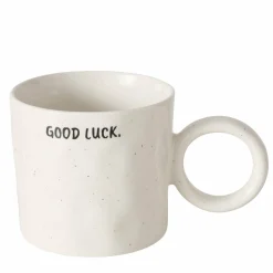 Boltze Henkelbecher mit Spruch GOOD LUCK* Gläser, Becher & Karaffen