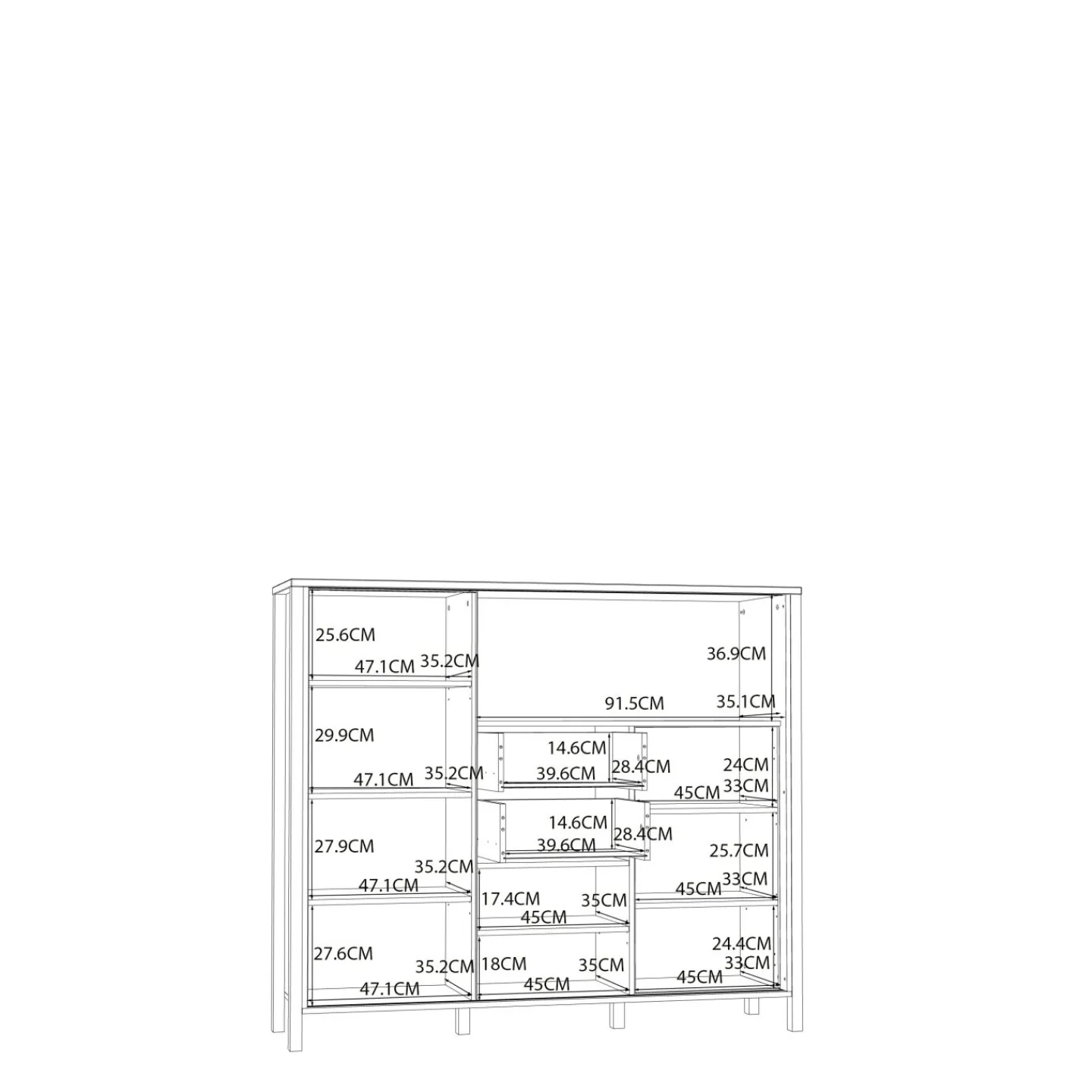 Forte Highboard ARENSBURG* Highboards