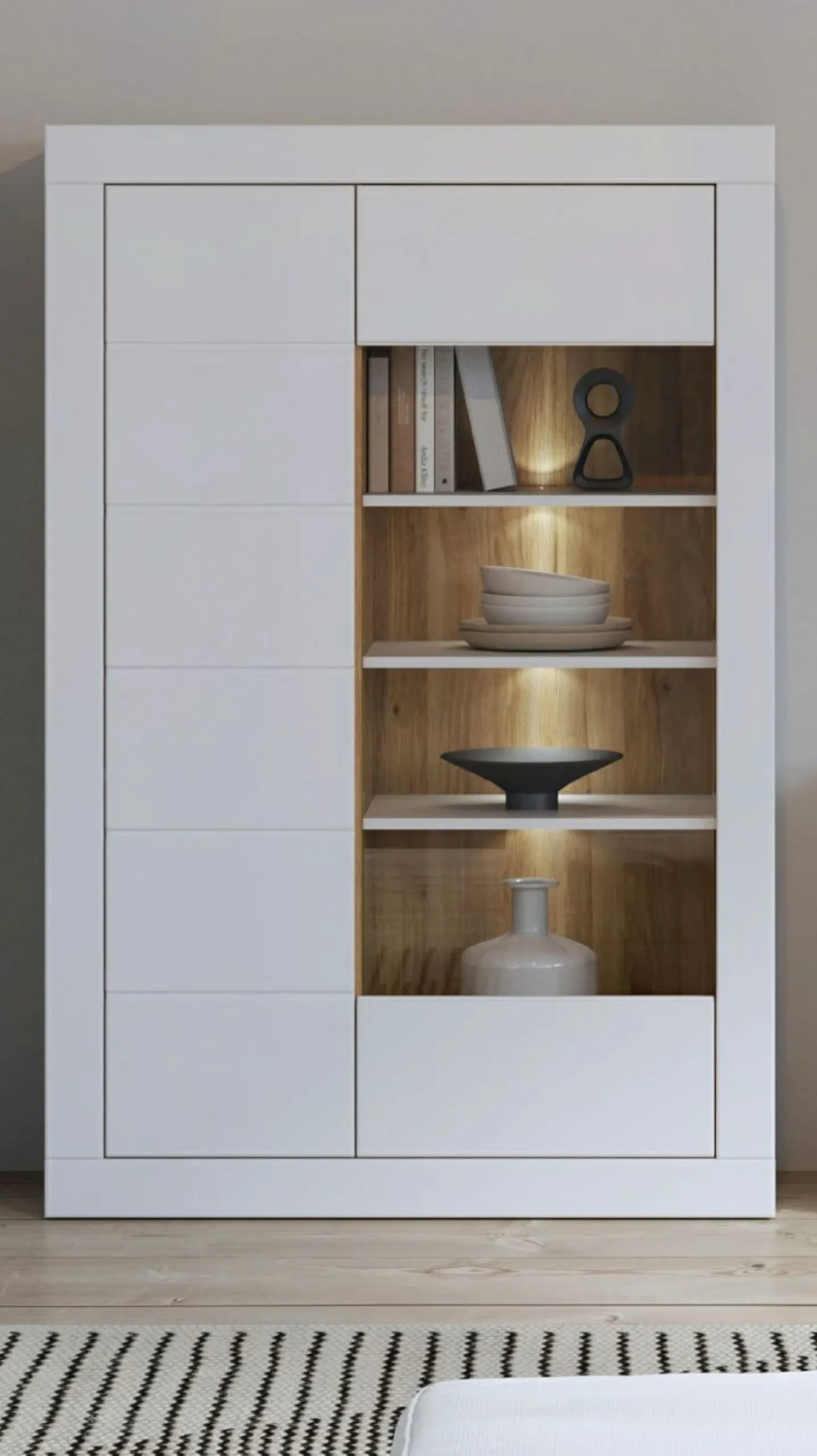Forte Highboardvitrine ELVA* Highboards
