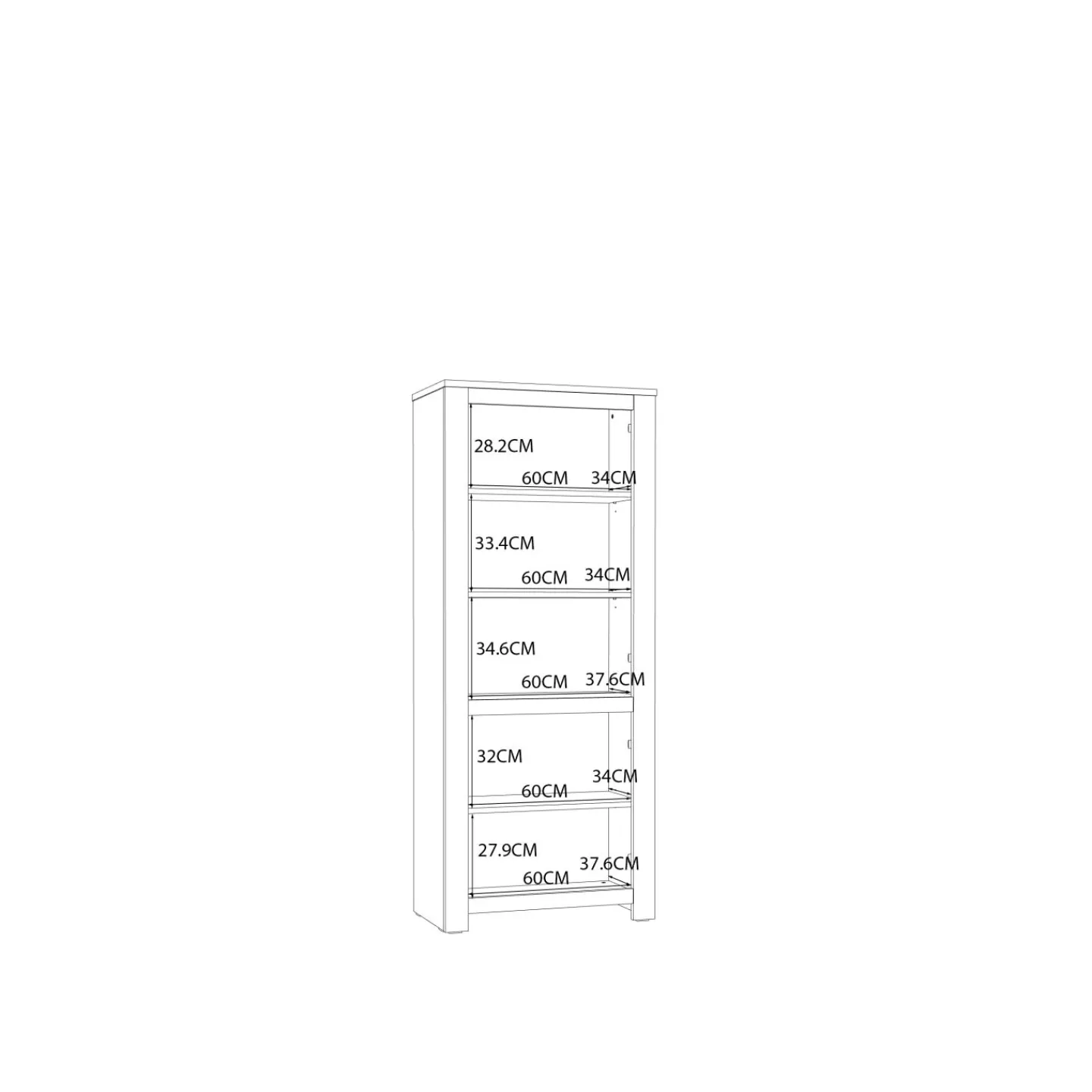 Forte Highboardvitrine KALLASTE* Highboards