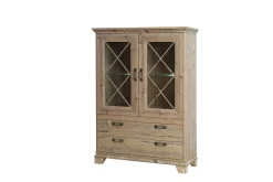 Forte Highboardvitrine mit Beleuchtung NEPAL* Highboards