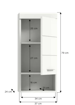 Xonox Hängeschrank SEWULA* Badschränke|Hängeschränke