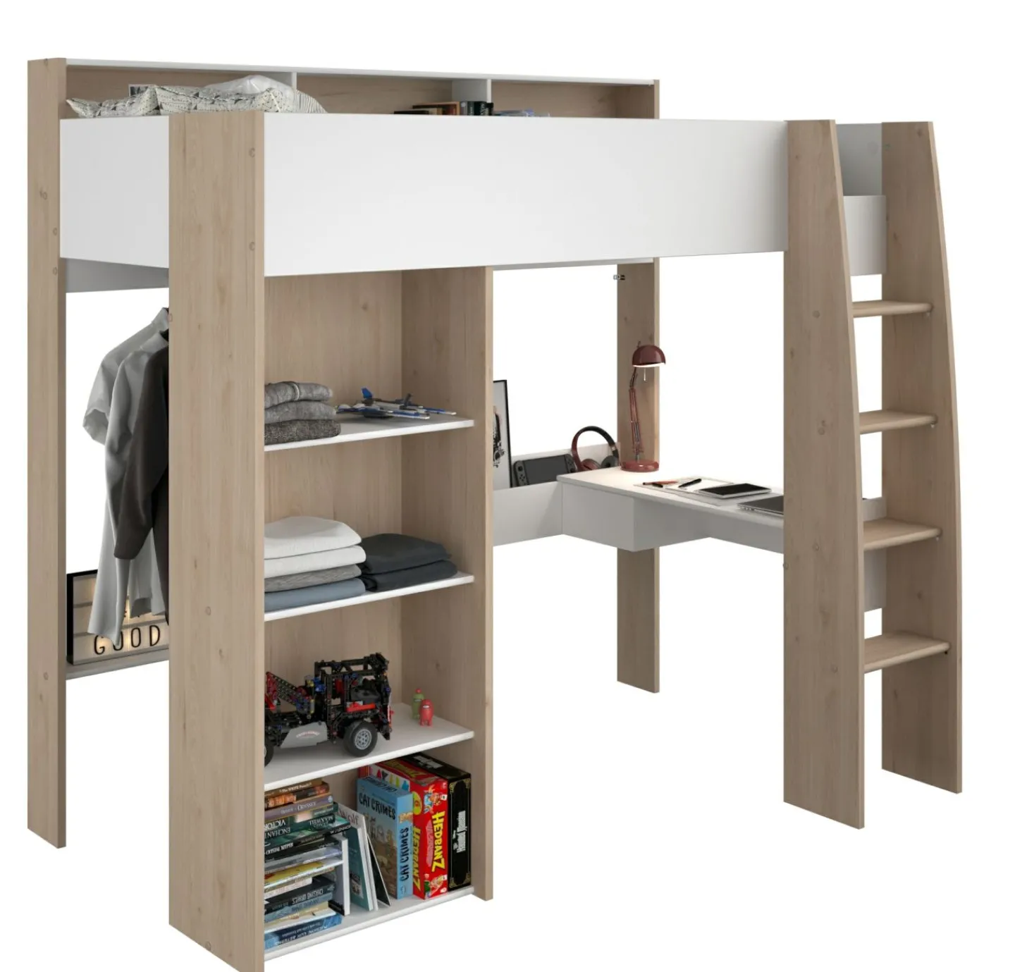 Parisot Hochbett PHÖNIX 11*Kinder Einzelbetten|Hochbetten