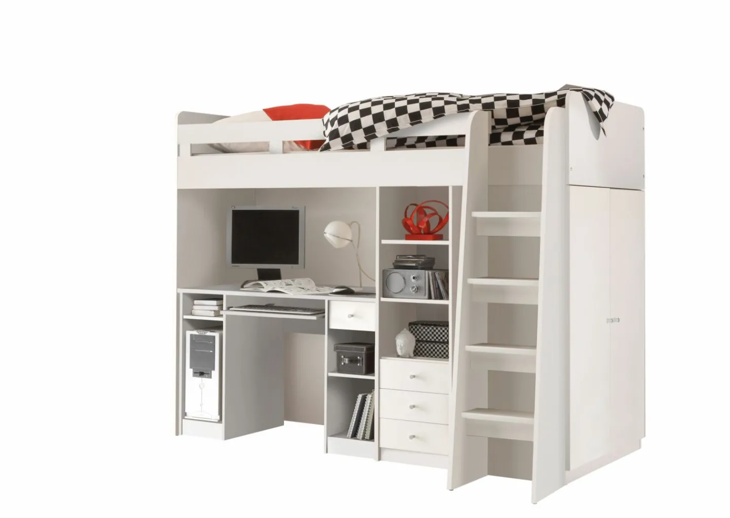 Pol-Power Hochbett UNIT*Kinder Hochbetten|Kinder- & Jugendbetten