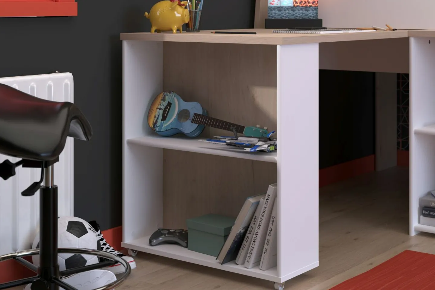 Parisot Hochbett AUSTIN*Kinder Einzelbetten|Hochbetten