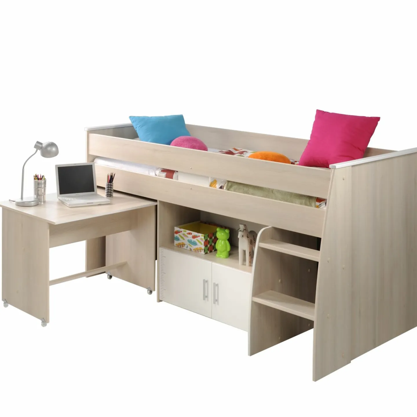Parisot Hochbett CHARLY 4*Kinder Einzelbetten|Hochbetten