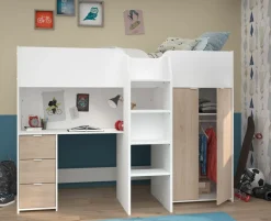 Parisot Hochbett TOM 1*Kinder Einzelbetten|Hochbetten