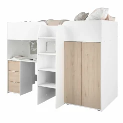 Parisot Hochbett TOM 1*Kinder Einzelbetten|Hochbetten