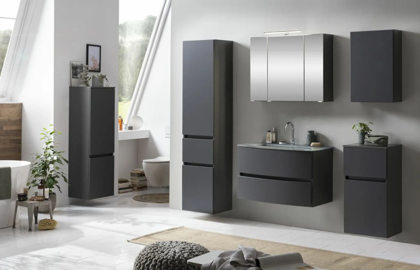 Held Hochschrank 40 KOPENHAGEN* Badschränke
