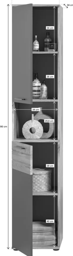 Hochschrank AGARO